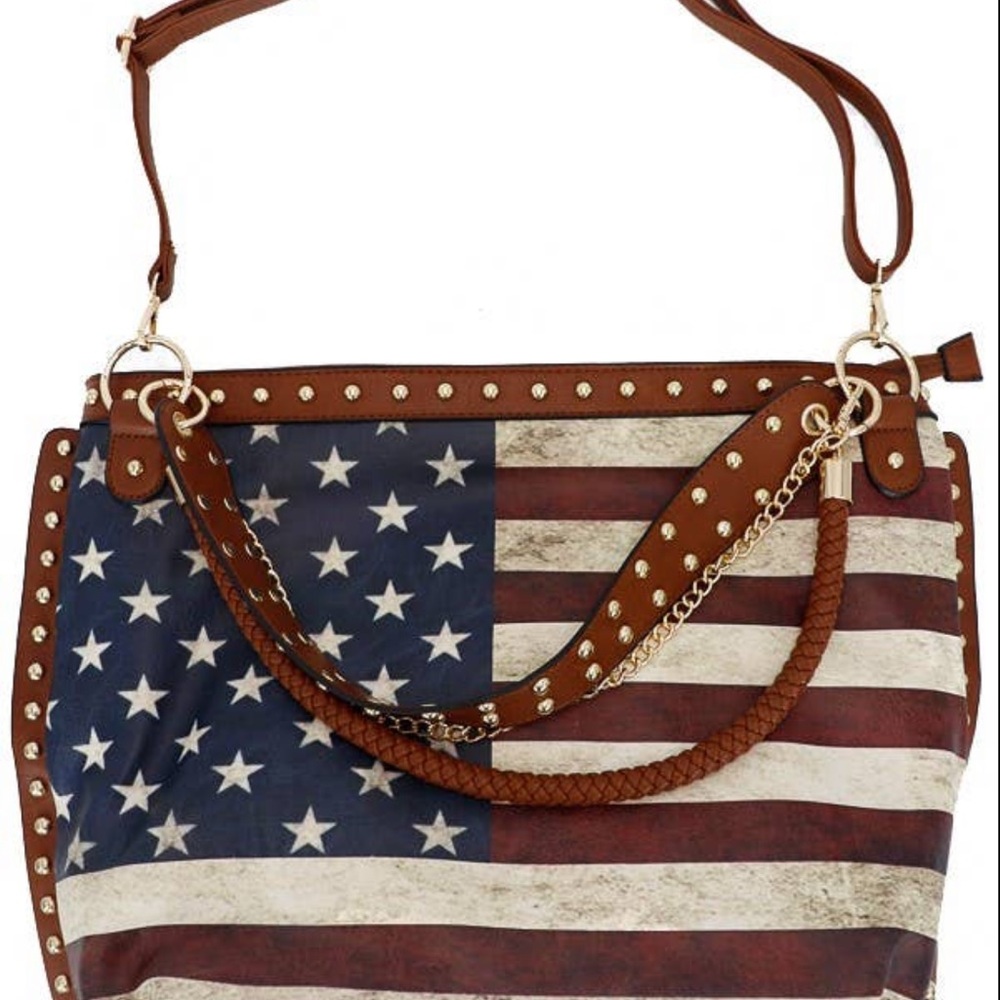 American flag purse